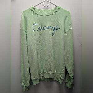 Caamp Chain-stitched Logo Crewneck Sweatshirt